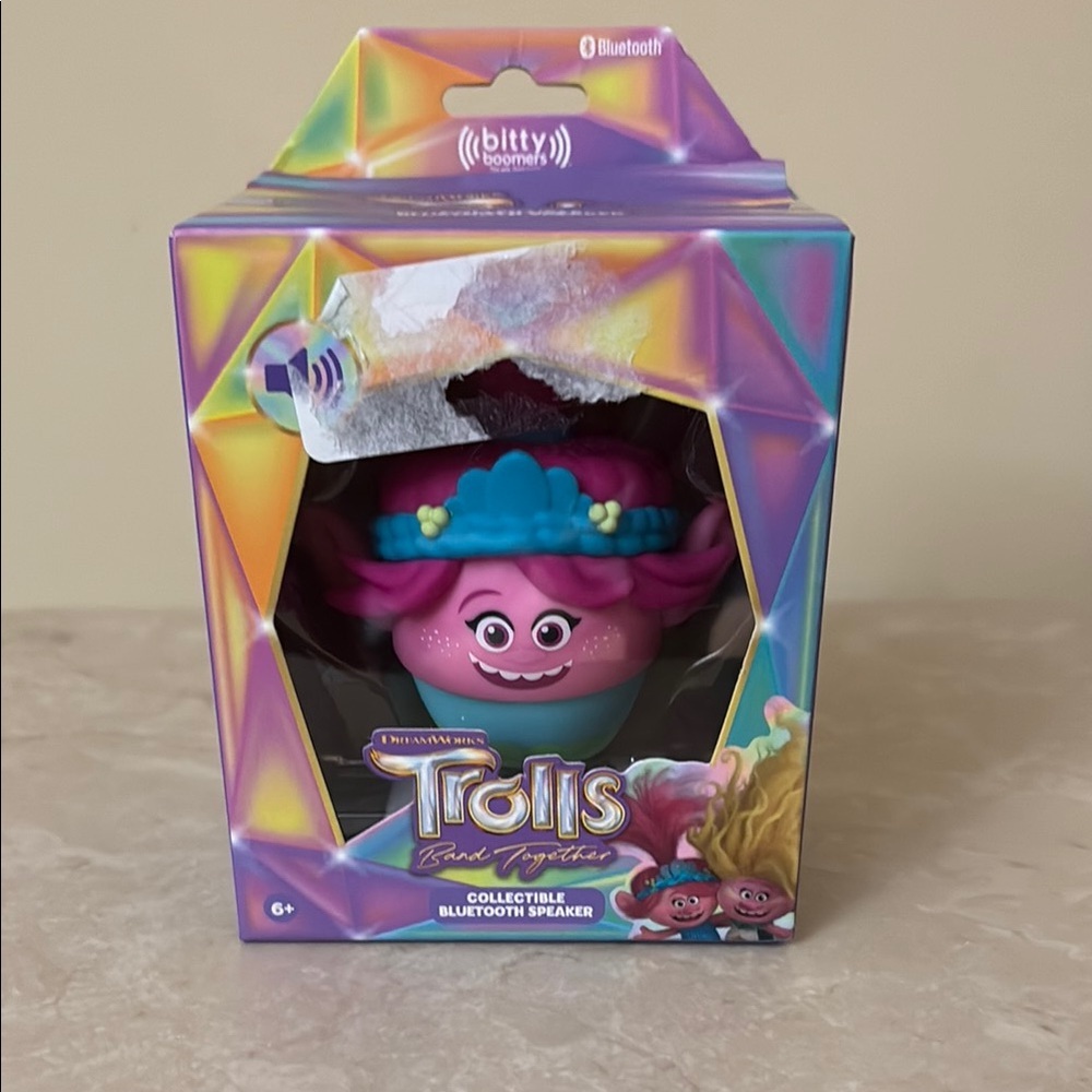Trolls Bitty Boomers Bluetooth Speaker NIB